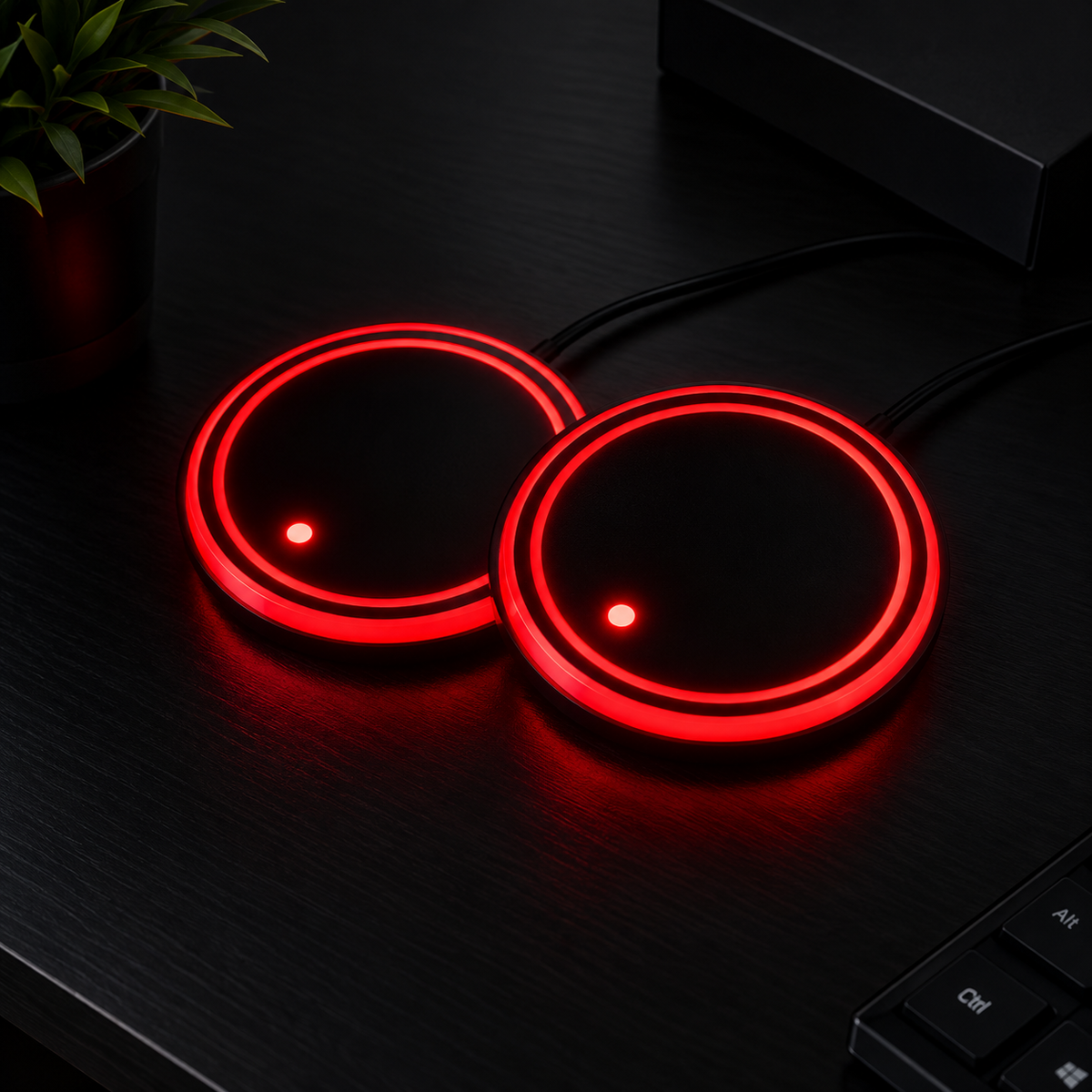 Rechargeable Cupholder backlight
