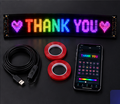 Back window LED display